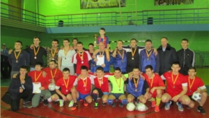 Финальные игры чемпионата Урмарского района по мини-футболу среди поселений района