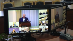 Заседание Координационного совещания при Главе Чувашской Республики по обеспечению правопорядка в режиме ВКС