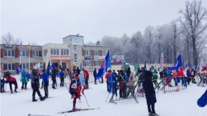 Спортсмены Аликовского района – участники чемпионата и первенства Чувашской Республики по лыжным гонкам