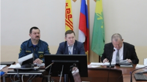 Расширенное заседание районной комиссии по предупреждению и ликвидации чрезвычайных ситуаций и обеспечению пожарной безопасности