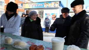 В Канашском районе стартовал праздник по реализации молочной продукции ЛПХ "Молочный рай"