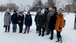 Поисковый отряд «Память» Буинской школы в гостях у «Стрельцов» г. Алатыря