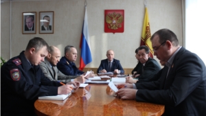 Совещание при главе Ядринской районной администрации по вопросу обеспечения устойчивого развития экономики