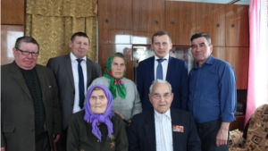 95-летний юбилей жителя деревни Починок-Быбыть Чаржова Василия Николаевича