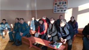 Глава администрации Мариинско-Посадского района Анатолий Мясников встретился с коллективом пожарно-спасательной части