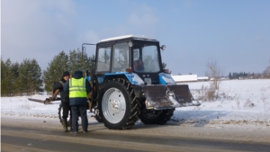 Продолжается операция «Снегоход» в Ибресинском районе