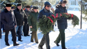 В Моргаушском районе состоялся митинг, посвященный Дню защитника Отечества