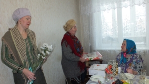 90-летний юбилей отметила труженица тыла Сорокина Антонина Васильевна