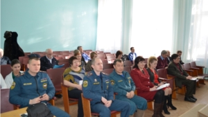 Мариинско-Посадский район: состоялось совместное заседание комиссии КЧС и ОПБ и районной противопаводковой комиссии