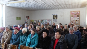 Глава Ядринского сельского поселения Виталий Абрамов отчитался перед янымовцами о проделанной работе за прошлый год