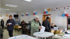 Ядринцы активно участвуют на выборах Президента страны