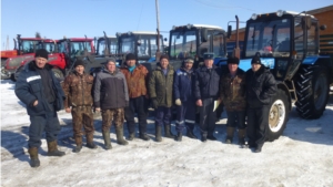 В Красноармейском районе дан старт ежегодному техническому осмотру тракторов и прицепов к ним