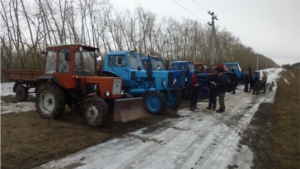 Проверка  готовности техники в Цивльском районе близится к завершению