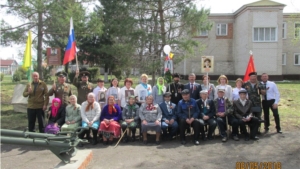 Праздничный митинг "Дорогами Великой Победы" в селе Лащ-Таяба