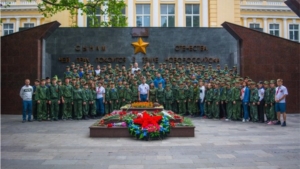 В ВДЦ «Орленок» состоялось торжественное закрытие III Всероссийской военно-патриотической смены «Служу Отечеству!»