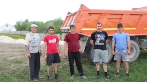 В Янтиковском сельском поселении ведется ремонт дороги по программе инициативного бюджетирования
