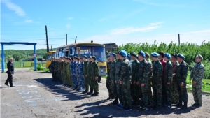 В Ибресинском районе проводятся 5 - дневные учебные сборы с юношами, проходящими подготовку по основам военной службы