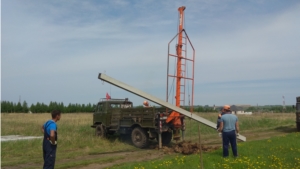 В новом Юго-Восточном микрорайоне села Красноармейское идут работы по обеспечению электроснабжением