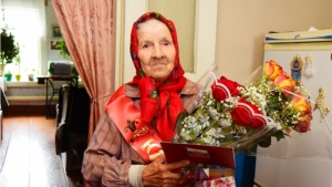 Матросова Мария Серафимовна отмечает 90-летний юбилей