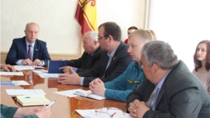 В Ядринском районе состоялось внеочередное заседание антитеррористической комиссии