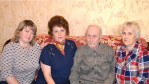 90-летний юбилей отметил житель села Порецкое Николай Алексеевич Царьков