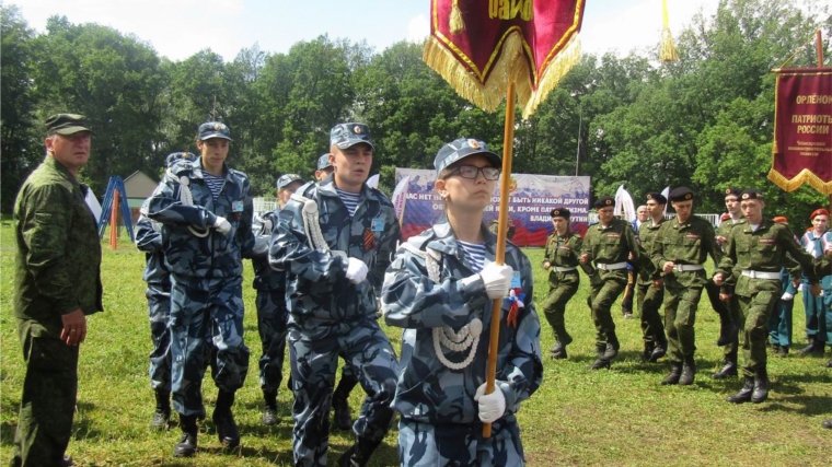 Команды юнармейцев Вурнарского района принимают участие в республиканских финальных играх «Зарница» и «Орленок»