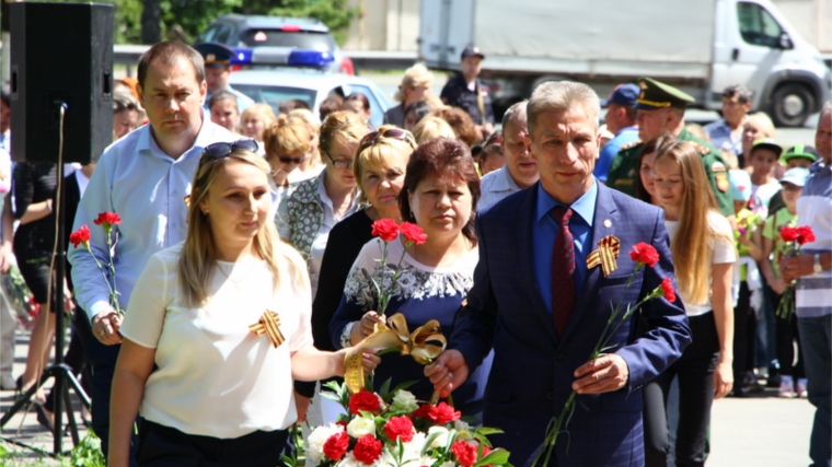 В п. Кугеси прошел памятный митинг, посвященный Дню памяти и скорби