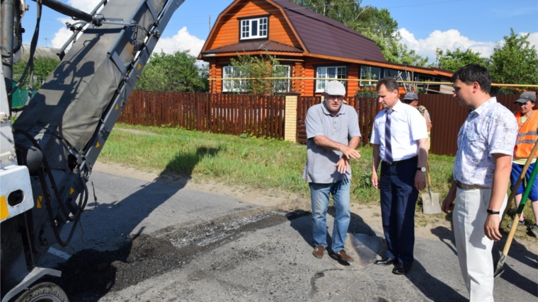 В Шумерле начали ремонтировать дороги