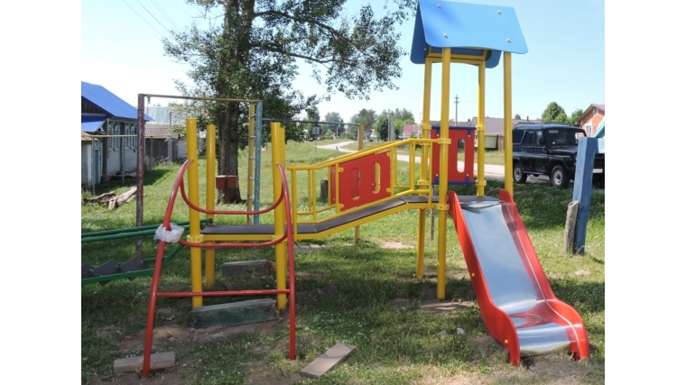Инициативное бюджетирование помогло жителям деревни Шорово обустроить новую детскую площадку