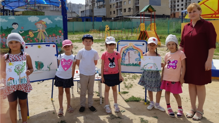 Для чебоксарских дошкольников организованы тематические площадки на свежем воздухе