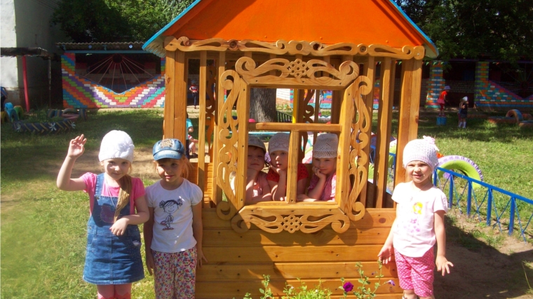 Активно и весело проходит лето в детских садах города Канаш