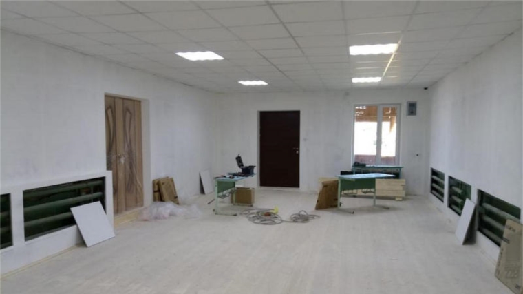 Продолжается капитальный ремонт Сойгинского сельского Дома культуры