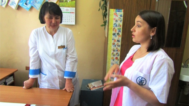 Врач акушер-гинеколог отделения охраны репродуктивного здоровья Президентского перинатального центра посетила Цивильскую ЦРБ