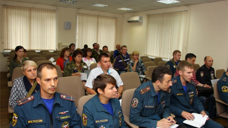 В Чебоксарском районе проводится командно-штабная тренировка