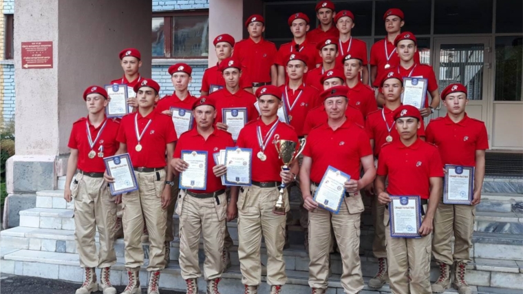 Команда Чувашии заняла 2 место в юнармейском военно-спортивном лагере «Гвардеец-1»