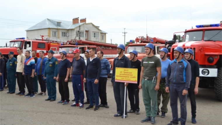 26 июля в Шемуршинском районе на спортивно-тренировочной базе 42-ой пожарной части состоялся II этап соревнований