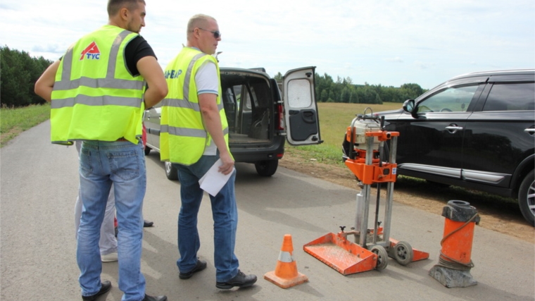 Представители Федерального дорожного агентства (Росавтодор) инспектируют дороги Чебоксарского района