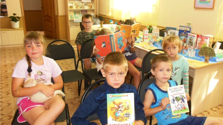 В детской библиотеке для юных читателей состоялась беседа «Приключения Барабашки»