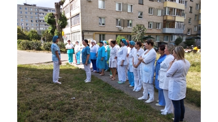 В «Городской стоматологической поликлинике» отработали действия руководящего состава при возникновении ЧС