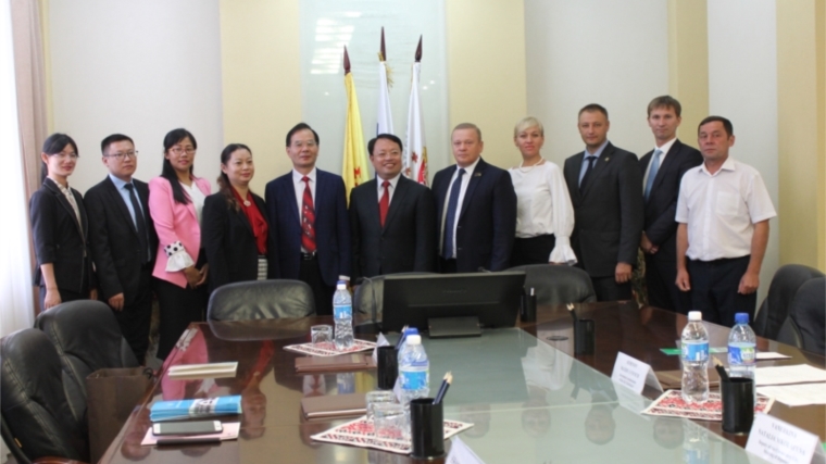 В Чебоксарах состоялась встреча с делегацией города Аньцин провинции Аньхой Китайской Народной Республики