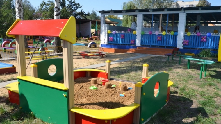 _г. Алатырь: в детском саду «Малыш» появилась новая игровая площадка