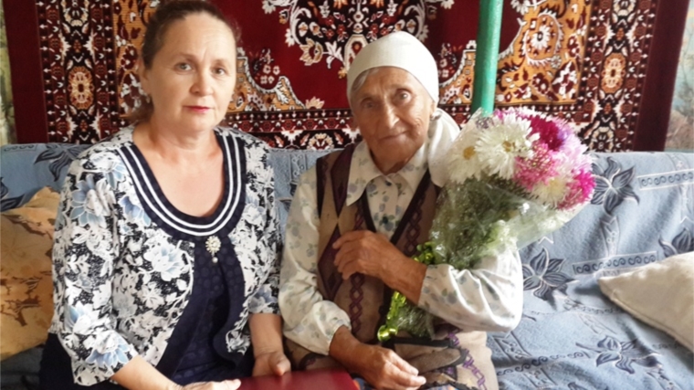 95-летний юбилей отмечает жительница Урмарского района Елизавета Петровна Галкина