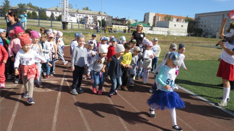 Шумерлинские дошколята присоединились к Всероссийскому дню бега «Кросс Нации – 2018»