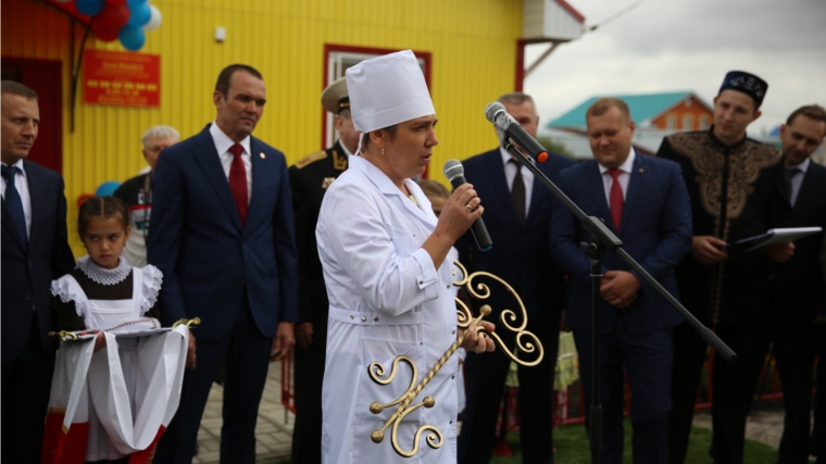 Михаил Игнатьев принял участие в открытии фельдшерско-акушерского пункта в селе Токаево Комсомольского района