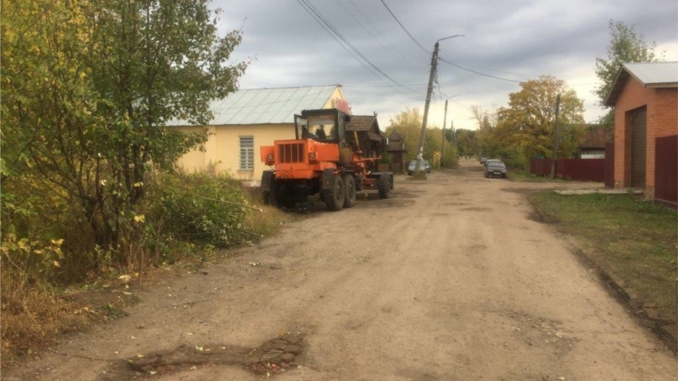 Начались работы по ремонту автомобильной дороги по ул. Лесная в городе Канаш