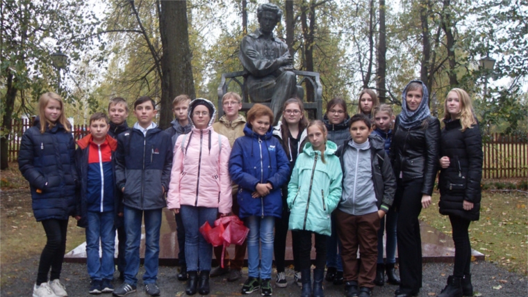 Ученики Ахматовской школы посетили дом-музей А.С. Пушкина в Болдино