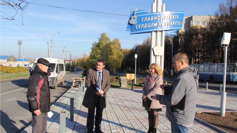 &quot;Формирование комфортной городской среды&quot; в Новочебоксарске: состоялся рейд по городским территориям, на которых производится благоустройство