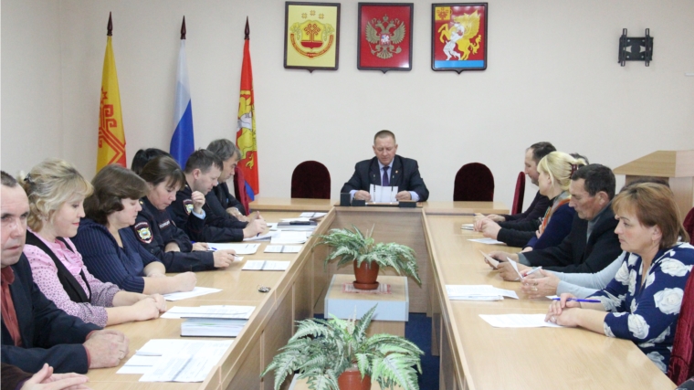 Заседание комиссии по профилактике правонарушений в Красночетайском районе