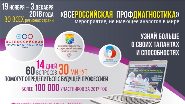 Старшеклассники Алатырского района примут участие в акции «Всероссийская профдиагностика»