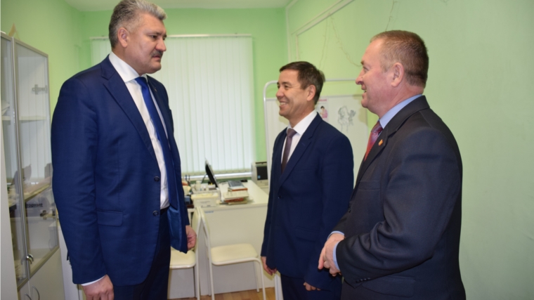 Министр здравоохранения Чувашии Владимир Викторов посетил Красночетайскую районную больницу